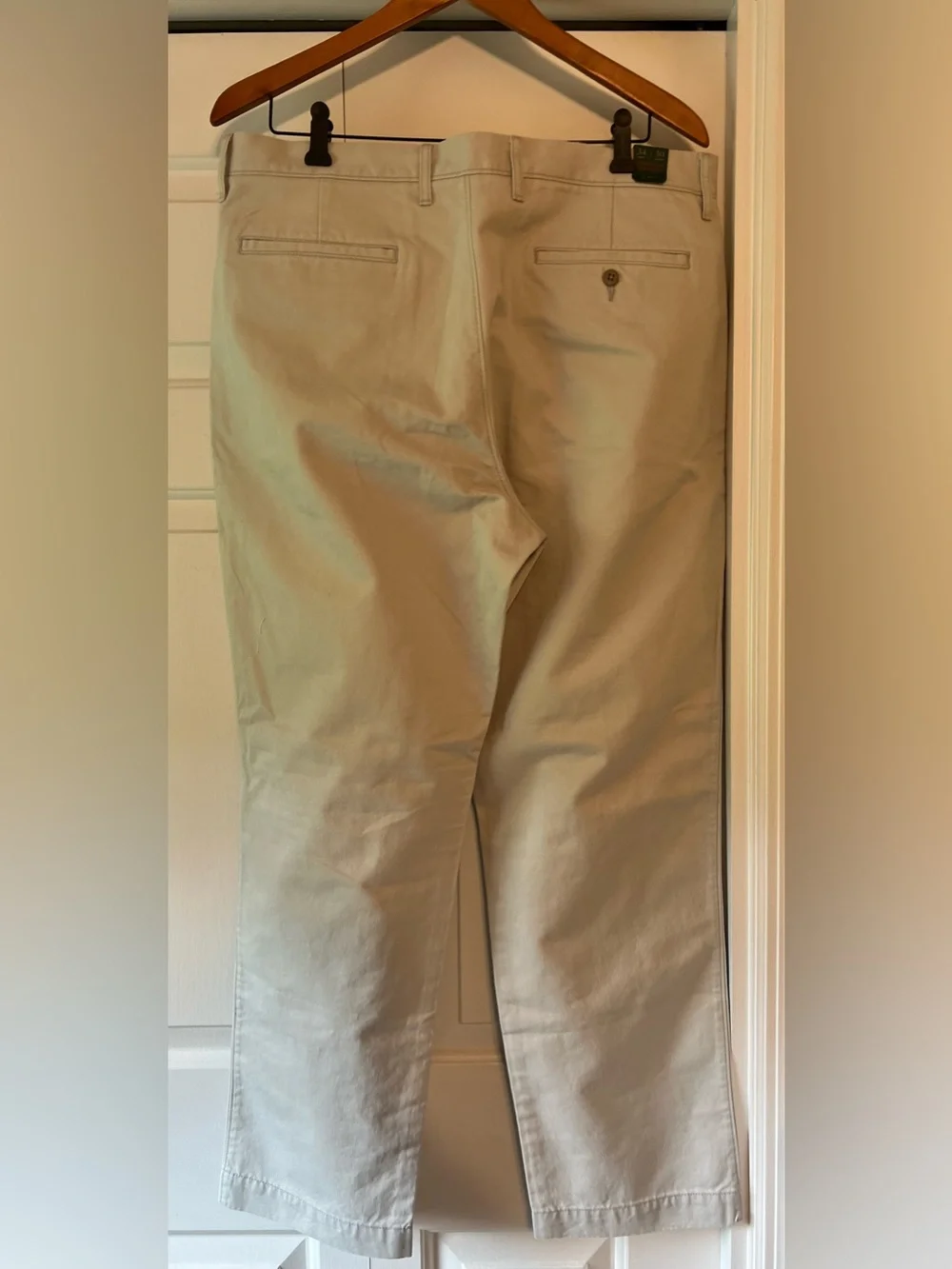 J. Crew Broken-In Straight Chino Pants Slacks Men’s 34x30 Khaki CD466 NWT #2618